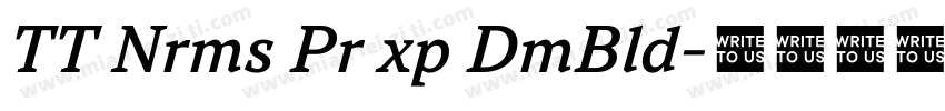 TT Nrms Pr xp DmBld字体转换